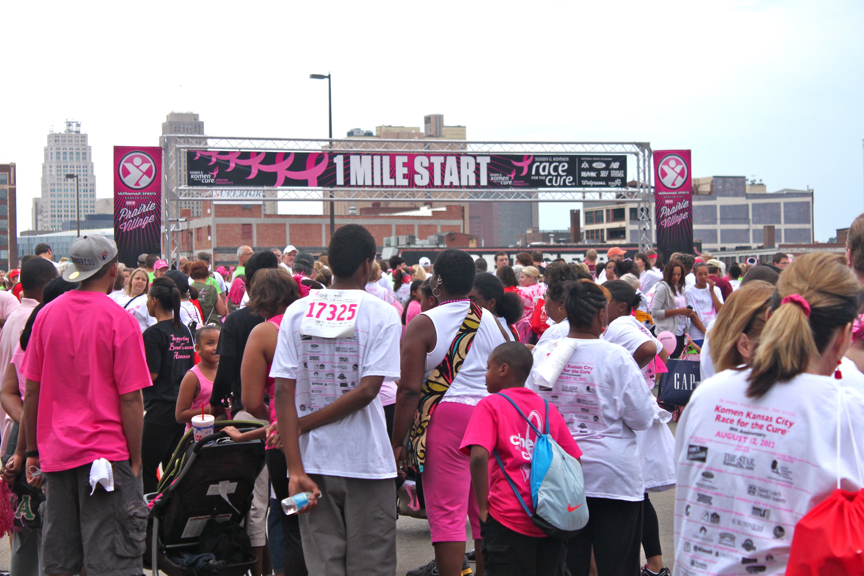 large finish line. banner frame for running racr or marathon